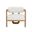 Madrone Lounge Chair In Rustic Oak and Heather Ivory Tweed