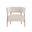Maestro Lounge Chair In Dove Cream