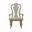 Magnolia Manor Splat Back Arm Chair Set of 2 In Weathered Bisque