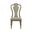 Magnolia Manor Splat Back Upholstered Side Chair Set of 2 In Weathered Bisque