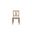 Magnolia Slat Back Chair Set of 2 In Almond