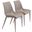 Magnus Dining Chair Set of 2 In Brown and Walnut