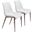Magnus Dining Chair Set of 2 In White and Walnut