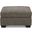 Mahoney Oversized Accent Ottoman In Chocolate