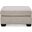 Mahoney Oversized Accent Ottoman In Pebble