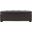 Maiden Brown and Black 47 x 18 Inch Tufted Storage Bench