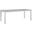 Maine White Light Gray 80 Inch Outdoor Patio Dining Table