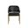 Malachi Dining Armchair In Cantina Black