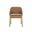 Malachi Dining Armchair In Milliken Cognac