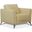 Malaga Cream Leather Accent Chair