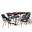 Malden/Watkins 7-Piece Dining Set In Grey
