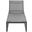 Maldives Mesh Water Resistant Fabric Outdoor Patio Adjustable Sun Chaise Lounge Chair In Grey