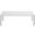 Maldives Outdoor Patio Coffee Table In White Aluminum