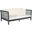Malibu Ash Grey and Beige Day Bed