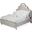 Malibu Crest California King Scalloped Panel Bed In Chardonnay