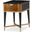 Malibu Crest End Table In Crotch Mahogany