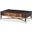 Malibu Crest Rectangular Cocktail Table In Crotch Mahogany