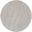 Malibu Shag Silver Grey 7'10" x 7'10" Round Area Rug