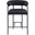 Malin Boucle Fabric Counter Stool Set of 2 In Black