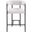 Malin Boucle Fabric Counter Stool Set of 2 In Cream