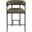 Malin Boucle Fabric Counter Stool Set of 2 In Olive