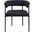 Malin Boucle Fabric Dining Chair Set of 2 In Black