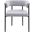 Malin Boucle Fabric Dining Chair Set of 2 In Grey