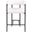Malin Vegan Leather Counter Stool Set of 2 In Cream