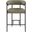 Malin Vegan Leather Counter Stool Set of 2 In Olive
