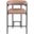 Malin Vegan Leather Counter Stool Set of 2 In Tan