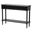 Malinda Wood 2-Drawer Console Table with Spindle Legs In Black