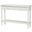 Malinda Wood 2-Drawer Console Table with Spindle Legs In White