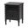 Malinda Wood 2-Drawer End Table with Spindle Legs In Black