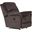 Malloy Power Rocker Recliner In Chocolate