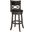 Manchester 29 Inch Bar Stool with PU Cushions In Black and Gray