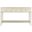 Manelin White Wash Console with 3 Storage Drawers