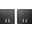 Manhattan Comfort Fortress 30 Inch Floating Textured Metal Garage Cabinet With Adjustable Shelves In Charcoal Grey - Set Of 2