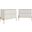 Manhattan Comfort Jasper Full Extension Drawer Nightstand In Off White Set Of 2