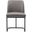 Manhattan Comfort Serena Faux Leather Dining Chair In Grey