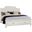 Maple Road Queen Scalloped Storage Bed In Soft White