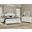 Maple Road Scalloped Storage Bedroom Set In Soft White