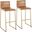 Mara Barstool Set of 2 In Camel