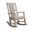Mara Modern Cushion Rocker In Wheat