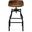 Marais Adjustable Barstool In Chestnut and Black