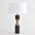 Marble Cinch Lamp In Black