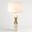 Marble Cinch Lamp In White