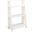 Marble White 48 Inch Folding Bookcase In Off White