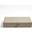 Marbled Leather D Ring Large Box In Light Grey