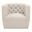 Marcel Swivel Club Chair In Bisque French Linen
