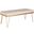 Marcella Beige and Gold Bench